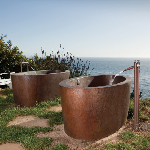 Native Trails CPS802 ASPEN: Hammered Copper Freestanding Bathtub Native Trails CPS802 ASPEN: Hammered Copper Freestanding Bathtub