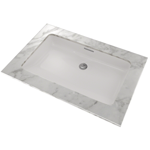 Toto Rectangular Undermount Bathroom Sink with CeFiONtect - Colonial White - LT191#11