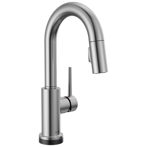 Delta 9959T-BL-DST TRINSIC Single Handle Pull-Down Bar / Prep Faucet with Touch2O Technology Matte black Delta 9959T-BL-DST TRINSIC Single Handle Pull-Down Bar / Prep Faucet with Touch2O Technology Matte black