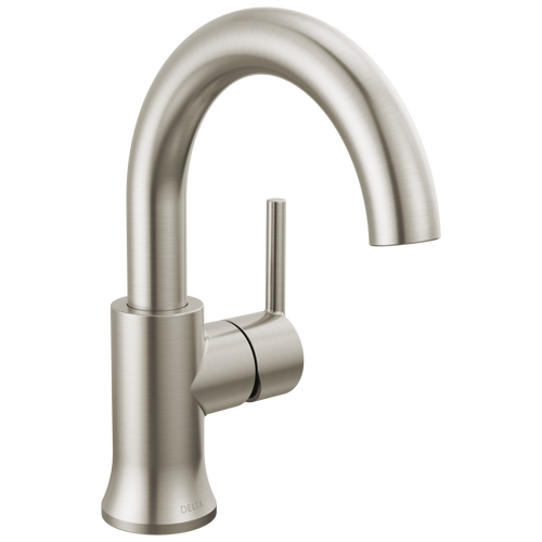 Delta Trinsic Single Handle High-Arc Bathroom Faucet in Stainless Finish - 559HA-SS-DST
