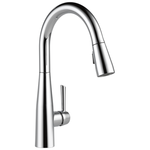 Delta Essa Single Handle Pull-Down Kitchen Faucet in Chrome Finish - 9113-DST