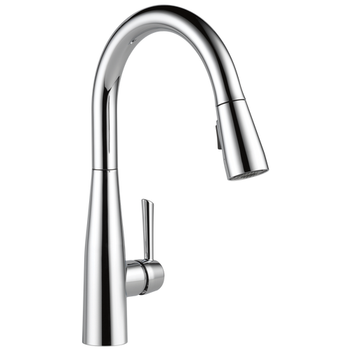 Delta Essa Single Handle Pull-Down Kitchen Faucet in Chrome Finish - 9113-DST