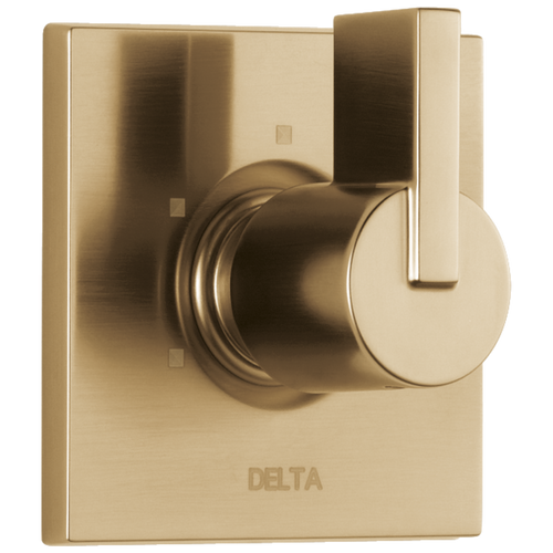 Delta Vero 3-Setting 2-Port Diverter Trim in Champagne Bronze Finish - T11853-CZ