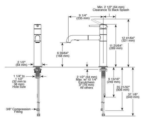 Delta Trinsic Single Handle Pull-Out Kitchen Faucet