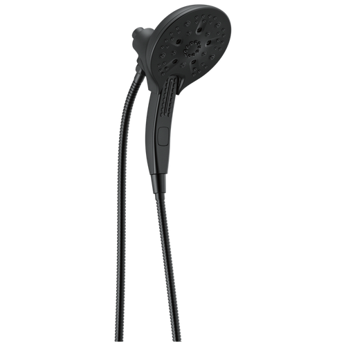 Delta Universal Showering H2OKinetic?In2ition?5-Setting Two-In-One Shower 2.5 GPM in Matte Black Finish - 58620-BL25-PK Delta Universal Showering H2OKinetic?In2ition?5-Setting Two-In-One Shower 2.5 GPM in Matte Black Finish - 58620-BL25-PK