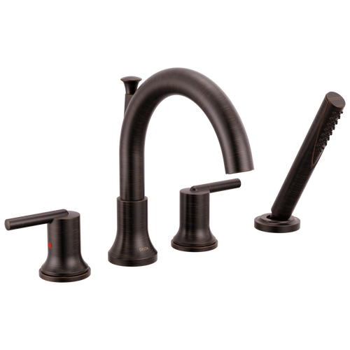 Delta T4759-RBFL Trinsic Floor Mount Tub Filler VENETIAN BRONZE