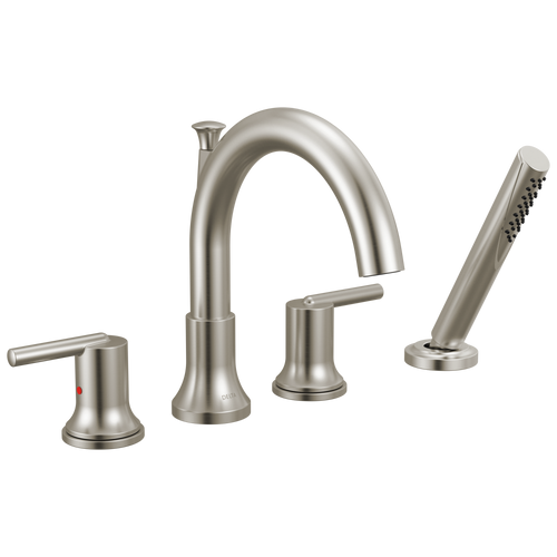 Delta T4759-SSFL Trinsic Floor Mount Tub Filler STAINLESS