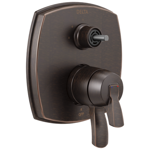 Delta Stryke 17 Series Integrated Diverter Trim with Three Function Diverter Less Diverter Handle in Venetian Bronze Finish - T27876-RBLHP