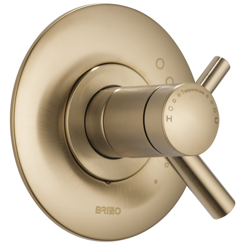Brizo Odin Tempassure Thermostatic Valve Only Trim in Luxe Gold Finish - T60075-GL