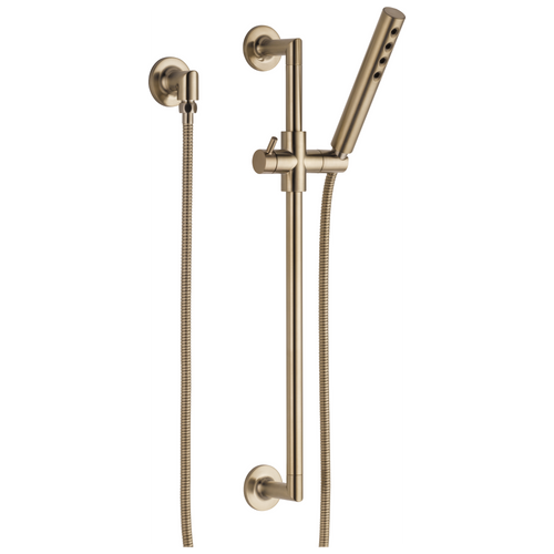 Brizo Odin Slide Bar Handshower with H2OKinetic Technology in Luxe Gold Finish - 88775-GL