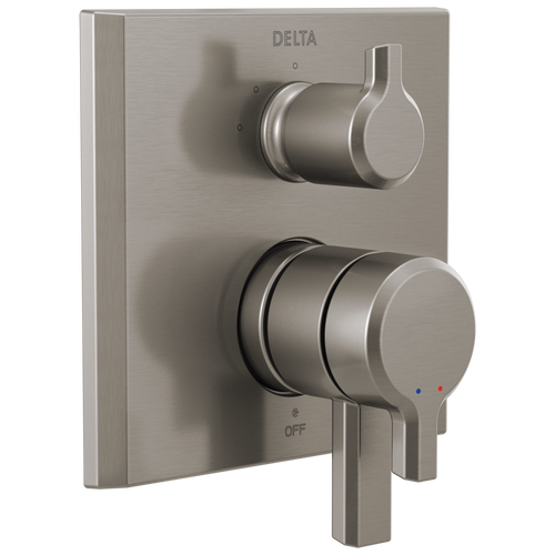 Delta Pivotal 17 Series Integrated Diverter Trim - 3 Function Diverter in Lumicoat Stainless Finish - T27899-SS-PR