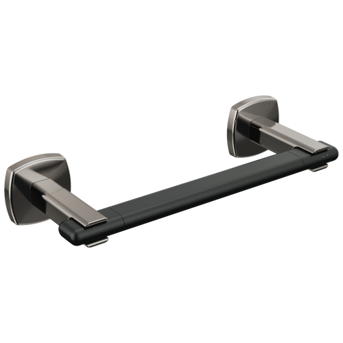 Brizo Allaria 8" Towel Bar in Brilliance Black Onyx / Matte Black Finish - 694767-BNXBL
