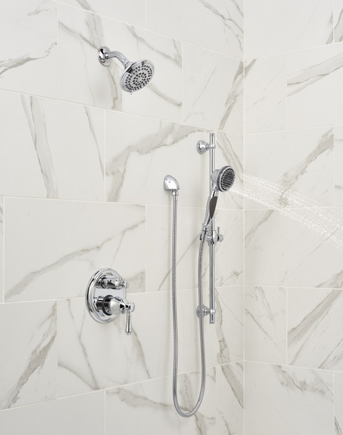 Delta Cassidy Traditional Two-Handle Monitor 14 Series Valve Trim with 3-Setting Integrated Diverter