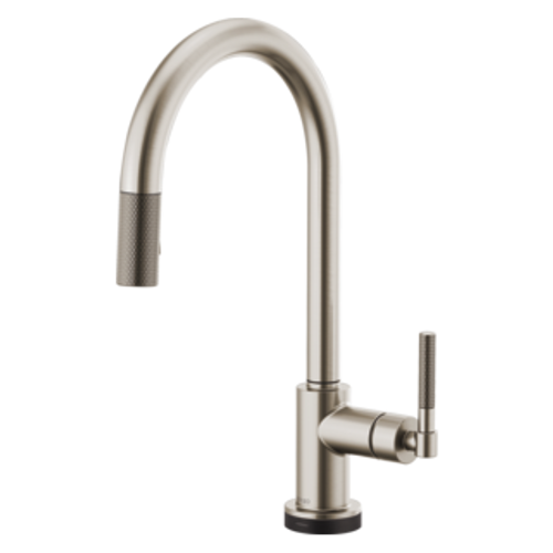Brizo Litze SmartTouch Pull-Down Kitchen Faucet with Arc Spout & Knurled Handle Brizo Litze SmartTouch Pull-Down Kitchen Faucet with Arc Spout & Knurled Handle