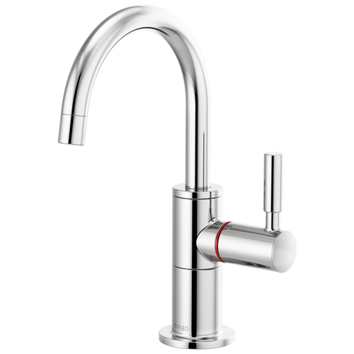 Brizo Solna Instant Hot Faucet with Arc Spout in Chrome Finish - 61320LF-H-PC Brizo Solna Instant Hot Faucet with Arc Spout in Chrome Finish - 61320LF-H-PC