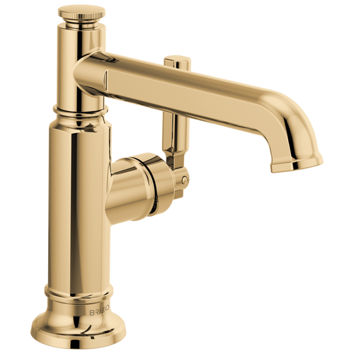 Brizo Invari Single-Handle Lavatory Faucet 1.5 GPM in Polished Gold Finish - 65076LF-PG