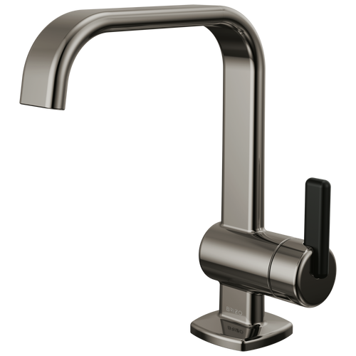 Brizo Allaria Single-Handle Lavatory Faucet 1.2 GPM in Brilliance Black Onyx / Matte Black Finish - 65067LF-BNXBL-ECO