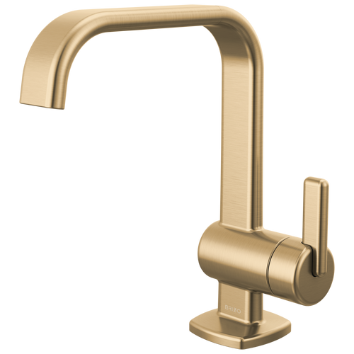 Brizo Allaria Single-Handle Lavatory Faucet 1.2 GPM in Luxe Gold Finish - 65067LF-GL-ECO
