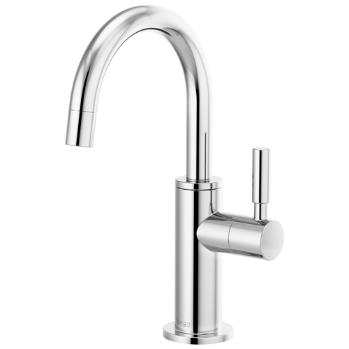 Brizo Solna Beverage Faucet with Arc Spout in Chrome Finish - 61320LF-C-PC Brizo Solna Beverage Faucet with Arc Spout in Chrome Finish - 61320LF-C-PC