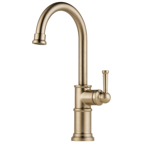 Brizo Artesso Single Handle Bar Faucet in Luxe Gold Finish - 61025LF-GL