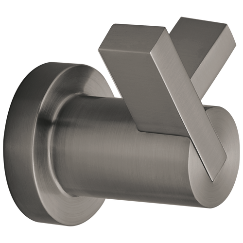 Brizo Litze Double Robe Hook in Luxe Steel Finish - 693535-SL