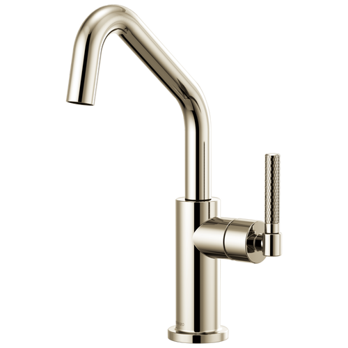 Brizo Litze 61063LF-SS Bar Faucet with Angled Spout and Knurled Handle Stainless