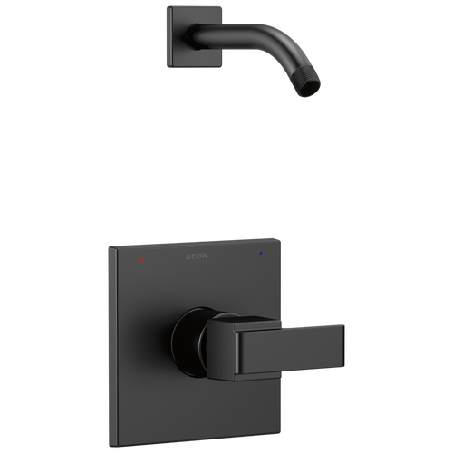 Delta Ara Monitor 14 Series H2OKinetic Shower Trim - Less Head in Matte Black Finish - T14267-BLLHD