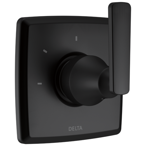 Delta Ashlyn 3-Setting 2-Port Diverter Trim in Matte Black Finish - T11864-BL