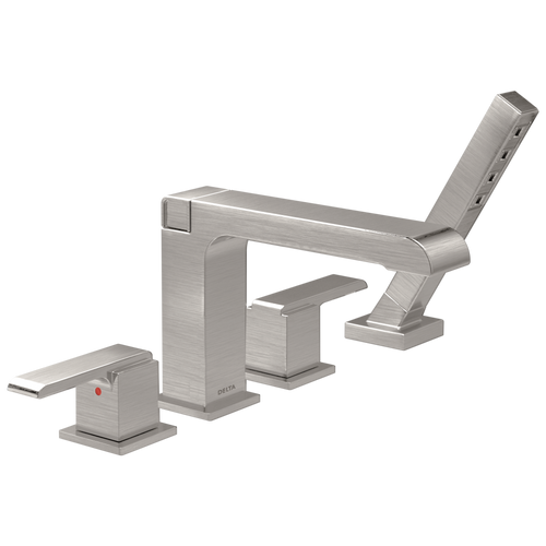 Delta Ara Roman Tub Trim with Hand Shower in Stainless Finish - T4767-SS