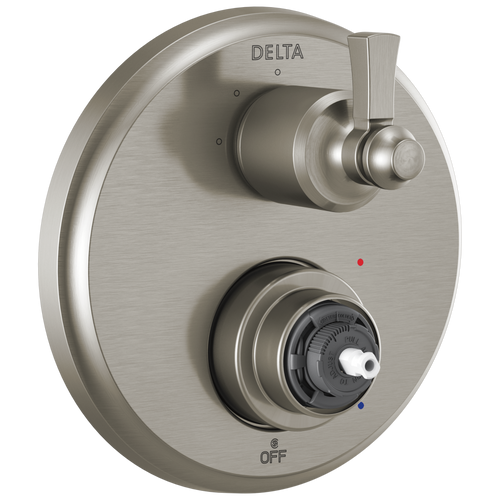 Delta Dorval Traditional 2-Handle Monitor 14 Series Valve Trim with 3 Setting Diverter in Stainless Finish - T24856-SSLHP