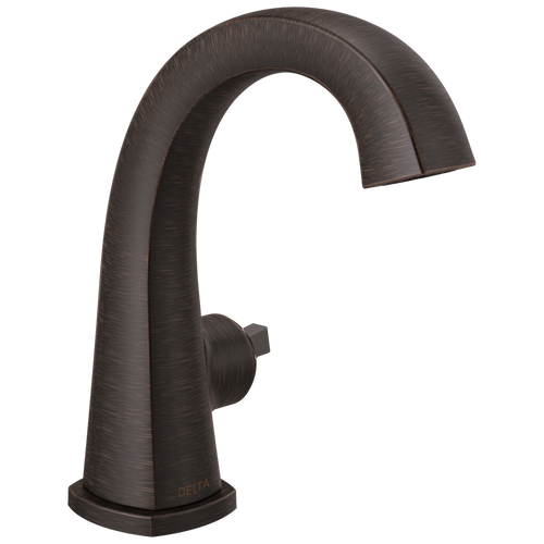 Delta Stryke Single Handle Bathroom Faucet - Less Handle with Metal Drain & Pop Up in Venetian Bronze Finish - 577-RBMPU-LHP-DST Delta Stryke Single Handle Bathroom Faucet - Less Handle with Metal Drain & Pop Up in Venetian Bronze Finish - 577-RBMPU-LHP-DST