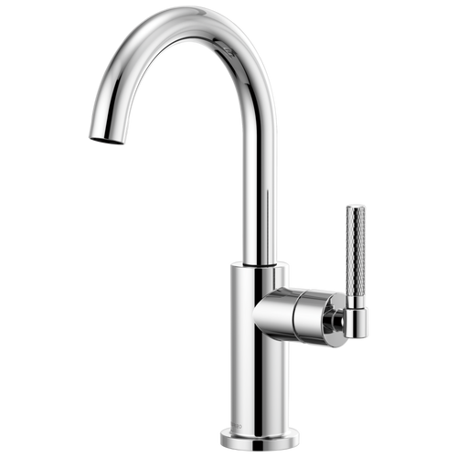 Brizo Litze 61043LF-PN Bar Faucet with Arc Spout and Knurled Handle Polished Nickel Brizo Litze 61043LF-PN Bar Faucet with Arc Spout and Knurled Handle Polished Nickel