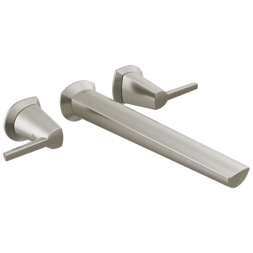 Delta Galeon Wall Mounted Tub Filler in Lumicoat Stainless Finish - T5771-SS-PR-WL