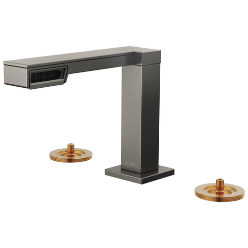 Brizo Frank Lloyd Wright Widespread Lavatory Faucet - Less Handles in Luxe Steel Finish - 65322LF-SLLHP