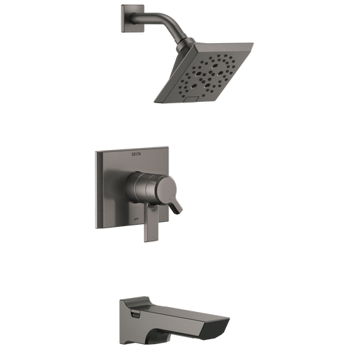 Delta Pivotal Monitor 17 Series H2OKinetic Tub & Shower Trim in Lumicoat Black Stainless Finish - T17499-KS-PR Delta Pivotal Monitor 17 Series H2OKinetic Tub & Shower Trim in Lumicoat Black Stainless Finish - T17499-KS-PR