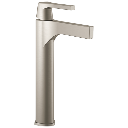Delta Zura Single Handle Vessel Bathroom Faucet in Stainless Finish - 774-SS-DST