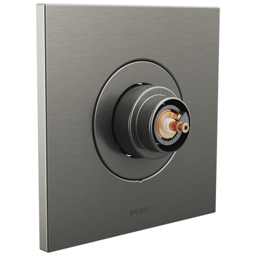 Brizo Frank Lloyd Wright Sensori Thermostatic Valve Trim - Less Handle in Luxe Steel Finish - T66T022-SLLHP Brizo Frank Lloyd Wright Sensori Thermostatic Valve Trim - Less Handle in Luxe Steel Finish - T66T022-SLLHP