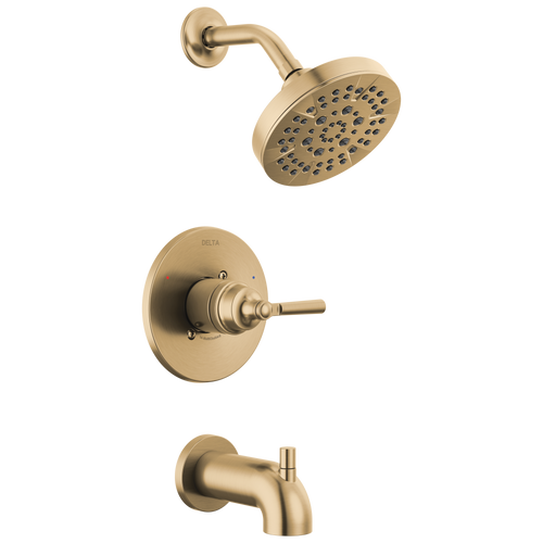 Delta Saylor Monitor 14 Series Tub & Shower Trim in Champagne Bronze Finish - T14435-CZ