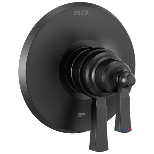 Delta Dorval Monitor 17 Series Valve Trim Only in Matte Black Finish - T17056-BL