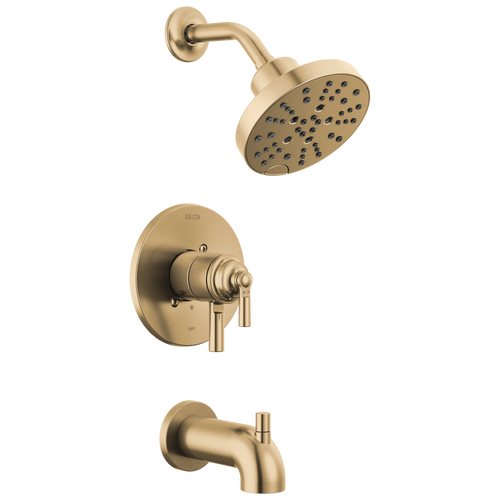 Delta Saylor Monitor 17 Series Tub & Shower Trim in Champagne Bronze Finish - T17435-CZ