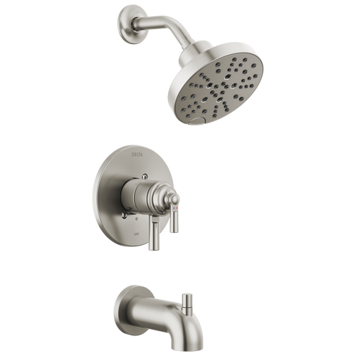 Delta Saylor Monitor 17 Series Tub & Shower Trim in Stainless Finish - T17435-SS