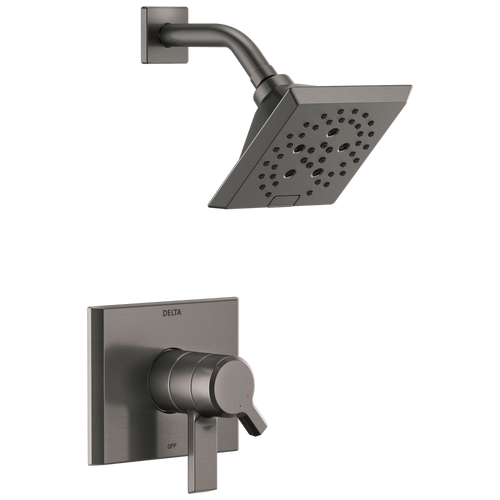 Delta Pivotal Monitor 17 Series H2OKinetic Shower Trim in Lumicoat Black Stainless Finish - T17299-KS-PR