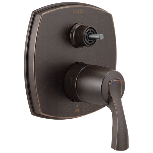 Delta Stryke 14 Series Integrated Diverter Trim with Three Function Diverter Less Diverter Handle in Venetian Bronze Finish - T24876-RBLHP