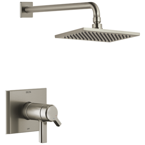 Delta Pivotal TempAssure 17T Series H2OKinetic Shower Trim in Lumicoat Stainless Finish - T17T299-SS-PR Delta Pivotal TempAssure 17T Series H2OKinetic Shower Trim in Lumicoat Stainless Finish - T17T299-SS-PR