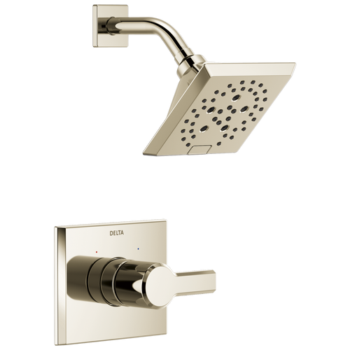 Delta Pivotal Monitor 14 Series H2OKinetic Shower Trim in Lumicoat Polished Nickel Finish - T14299-PN-PR