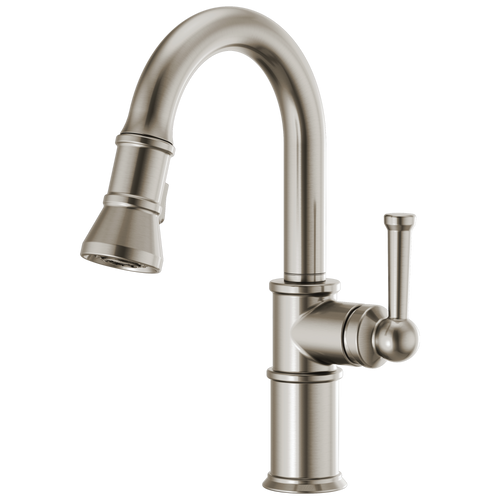 Brizo Artesso 64225LF-PC Single Handle Articulating Kitchen Faucet with SmartTouch Technology Chrome