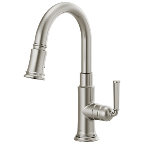 Brizo Rook Pull-Down Prep Faucet in Stainless Finish - 63974LF-SS