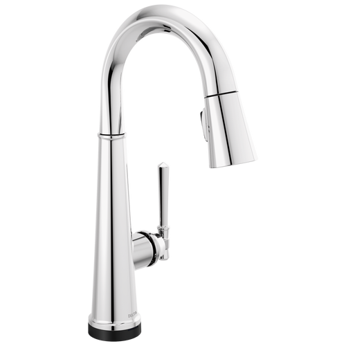 Delta Emmeline Single Handle Pull Down Bar/Prep Faucet with Touch2O Technology in Lumicoat Chrome Finish - 9982T-PR-DST Delta Emmeline Single Handle Pull Down Bar/Prep Faucet with Touch2O Technology in Lumicoat Chrome Finish - 9982T-PR-DST