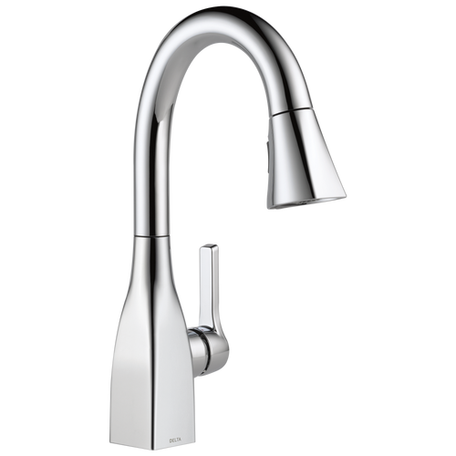 Delta Mateo Single Handle Pull-Down Bar / Prep Faucet in Chrome Finish - 9983-DST