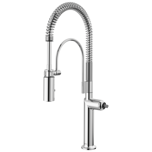 Brizo Odin Semi-Professional Kitchen Faucet - Less Handle in Chrome Finish - 63375LF-PCLHP